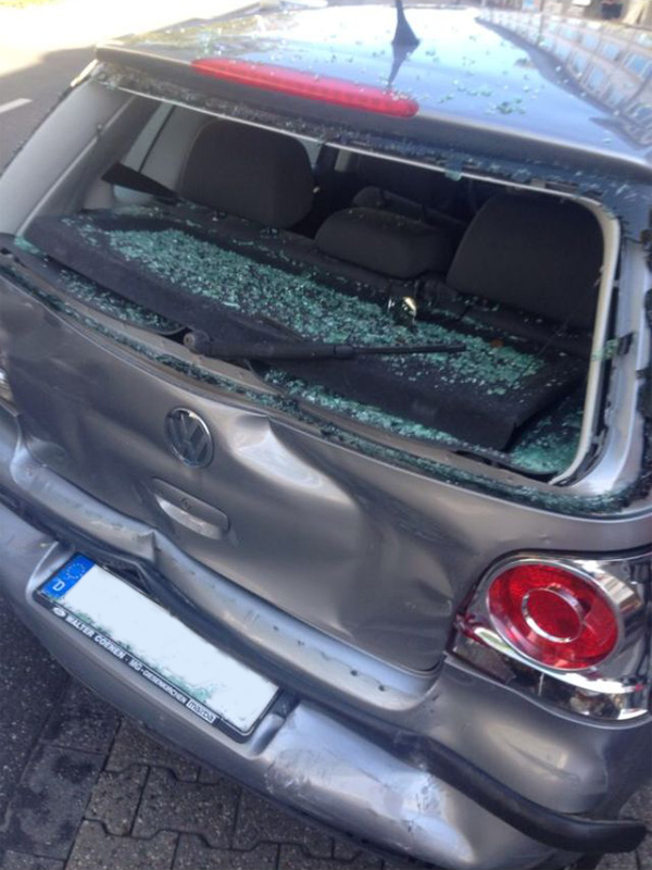 Unfallreparatur nach Auffahrunfall